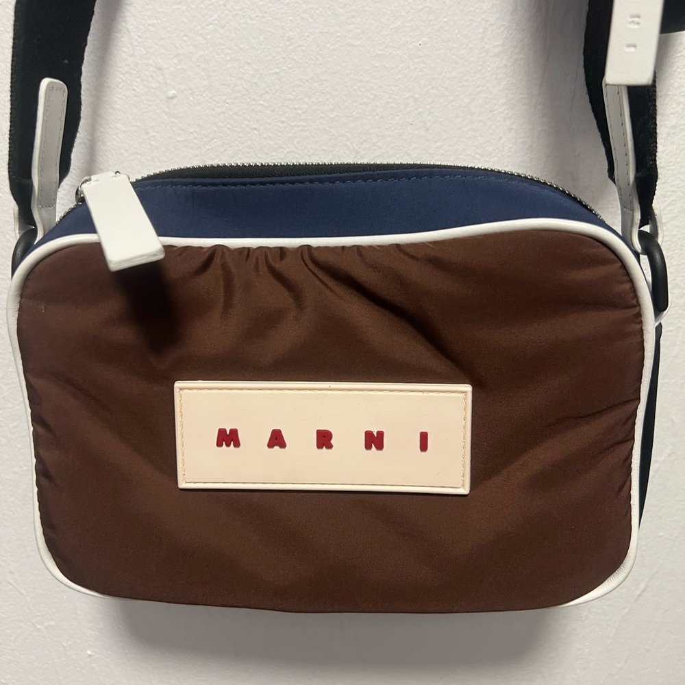 Marni Brown Belt Bag Luxurious Minimalist Design